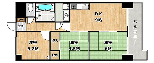 間取りを拡大表示
