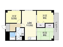 間取図画像 3LDK