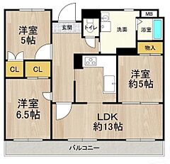 物件の間取り