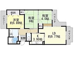 間取図画像 3LDK