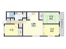 間取図画像 3LDK