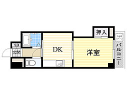 間取図画像 1DK