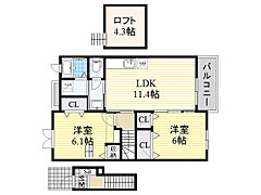 物件の間取り