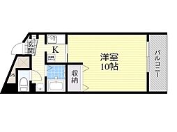 プライム青葉丘 1Kの間取図画像