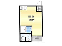 ヴィラナリー小川 ワンルームの間取図画像