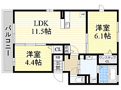 物件の間取り