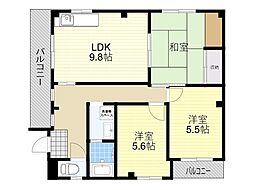 ノースバレー川崎 3LDKの間取図画像