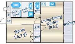 物件の間取り