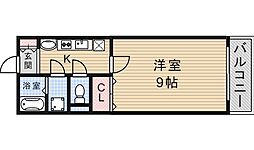 メゾンダイコー石橋 1Kの間取図画像