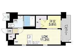 ブランカイズミ 1LDKの間取図画像