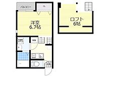 felicite 1Kの間取図画像