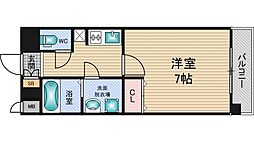 クレアート新大阪PanLoop 1Kの間取図画像