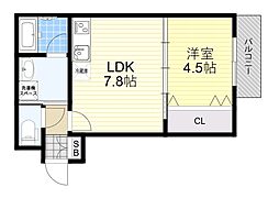 間取図画像 1LDK