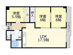 間取図画像 3LDK