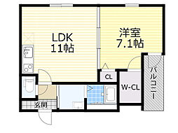 間取図画像 1LDK