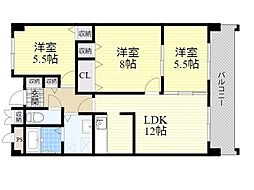 間取図画像 3LDK