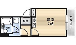 ファーム池田 ワンルームの間取図画像