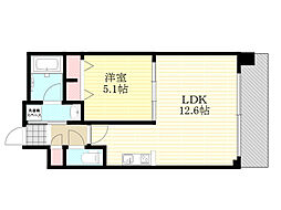 間取図画像 1LDK
