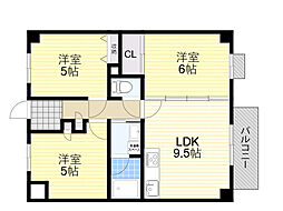 間取図画像 3LDK