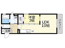 間取図画像 1LDK