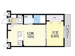 間取図画像 1LDK