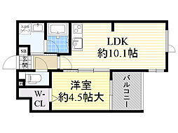 間取図画像 1LDK