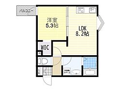 間取図画像 1LDK