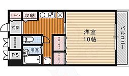 ラフィーネラフォーレ 1Kの間取図画像