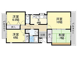 ロイヤルオーク 4Kの間取図画像
