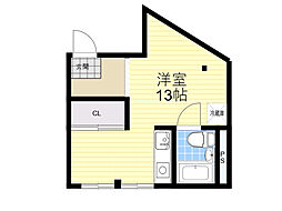 久代ハイツ 1Kの間取図画像