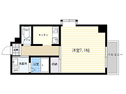 WIKEDA 1Kの間取図画像