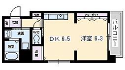 ハイツリベラ 1DKの間取図画像