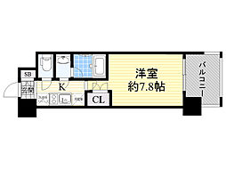 PARKFLATSESAKA 1Kの間取図画像