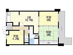 コンドミニアム丸の内 3LDKの間取図画像