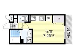 柊 ワンルームの間取図画像