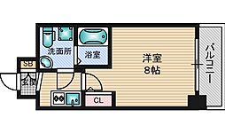 SEST新大阪 1Kの間取図画像