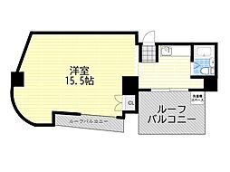 R-CUBE新大阪 1Kの間取図画像