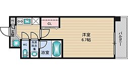 レジディア新大阪 1Kの間取図画像