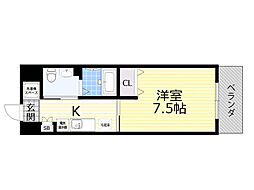 Do・Z 1Kの間取図画像
