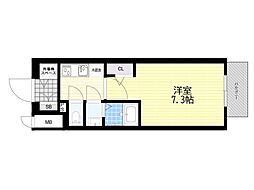 ファーストフィオーレ川西プリモ 1Kの間取図画像