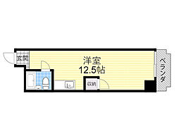 プロヴァンス ワンルームの間取図画像