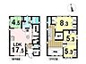 間取り：土地面積：221.43m2（66.98坪）建物面積：118.2m2（35.75坪）
