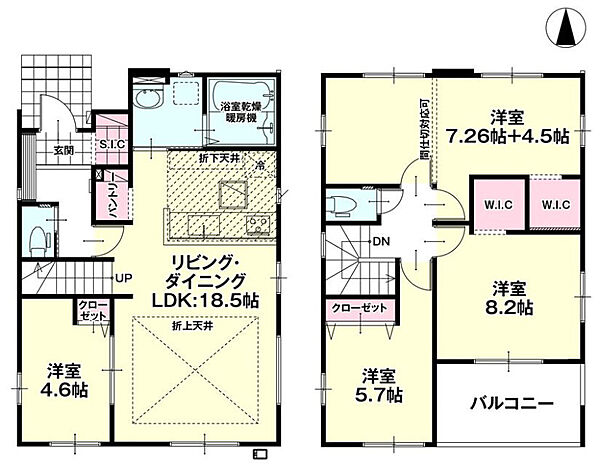 間取りを拡大表示