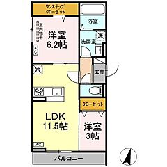 物件の間取り