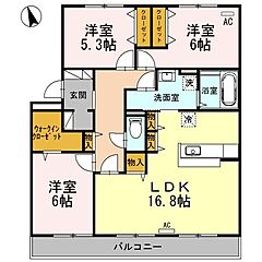 物件の間取り