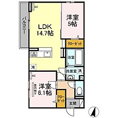 物件の間取り