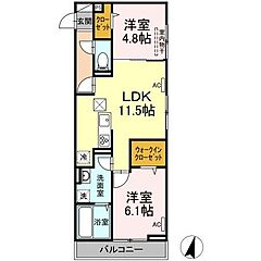 物件の間取り