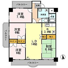 物件の間取り