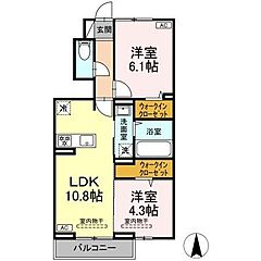 物件の間取り