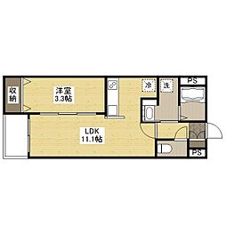 月光福山東弐番館 1階1LDKのリビング/ダイニング